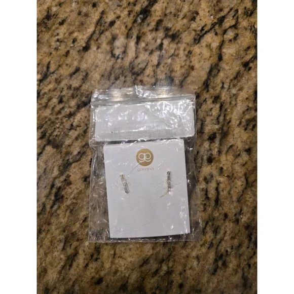 Women's Gorjana Taner Bar Mini Studs Silver One Size - Picture 3 of 4